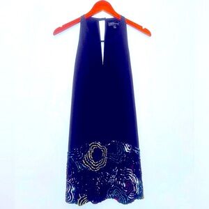 MM Couture Halter Dress with Colored Sequins